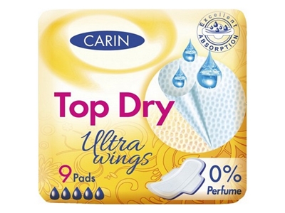 CARIN Ultra Wings Top Dry 9 ks