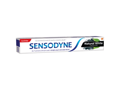 SENSODYNE Natural White s černým uhlím 75 ml   NOVINKA