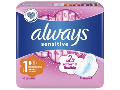 ALWAYS vložky Ultra Sensitive Normal Plus 10 ks