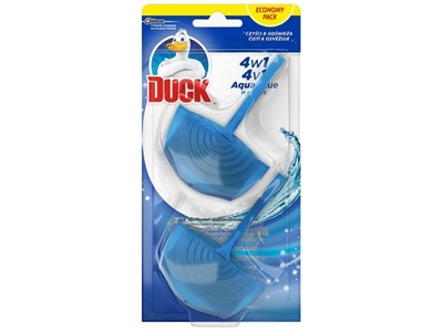 TOILET Duck závěs Duo Aqua Blue 4v1 2 x 36 g