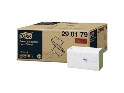 TORK Classic Plus ZZ 2vrstvé zelené 3 750 ks     (290179)