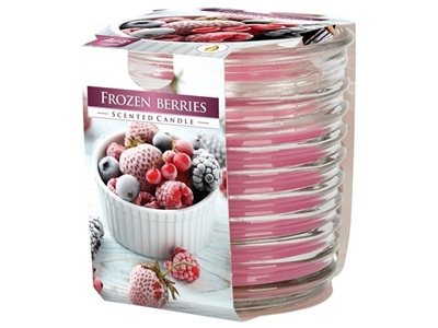 SVÍČKA vonná v žebrovaném obalu Frozen Berries 130 g