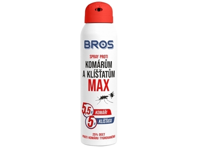 BROS spray proti klíšťatům a komárům MAX 90 ml