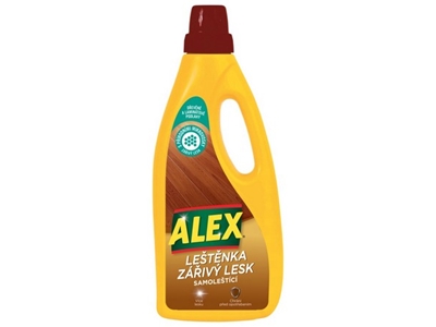 ALEX leštěnka zářivý lesk na dřevo + laminát 750 ml