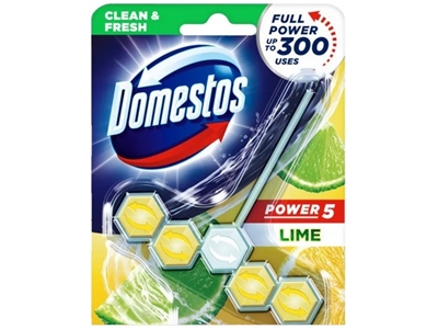 DOMESTOS Power 5 WC blok Lime 55 g