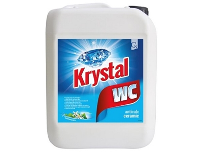 KRYSTAL WC na rez a vodní kámen keramika modrý 5 l