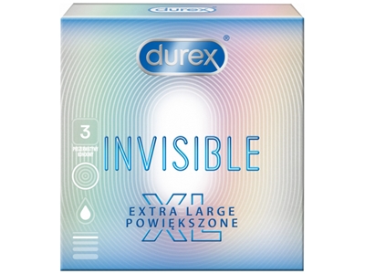 DUREX Invisible XL 3 ks