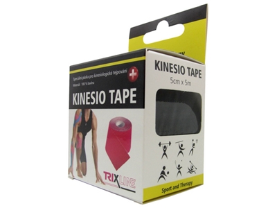 TEJPOVACÍ PÁSKA KINESIO 5 m x 5 cm černá