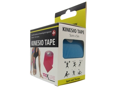 TEJPOVACÍ PÁSKA KINESIO 5 m x 5 cm modrá