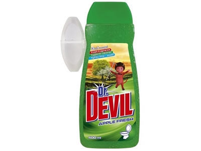 DR. DEVIL WC gel 400 ml + košík