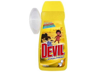 DR. DEVIL WC gel 400 ml + košík