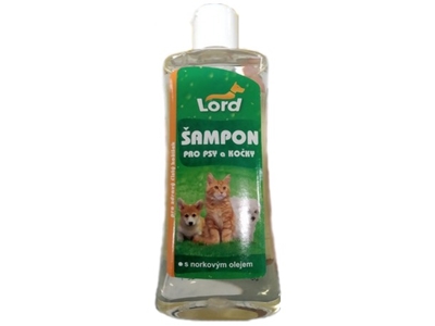 LORD šampon pro psy a kočky s norkovým olejem 250 ml