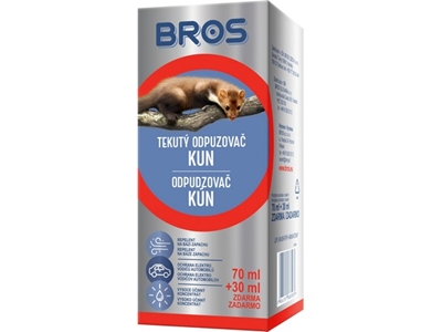 BROS tekutý odpuzovač kun 70 ml + 30 ml grátis