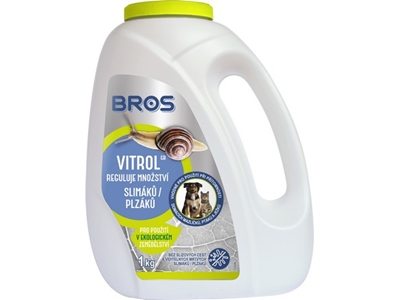 BROS VITROL GB nástraha na slimáky 1 kg   NOVINKA