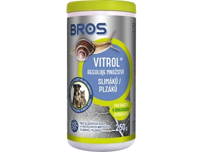 BROS VITROL GB nástraha na slimáky 250 g   NOVINKA