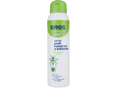 BROS Zelená síla spray proti komárům a klíštatům 90 ml