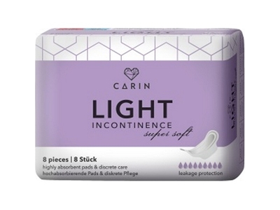 CARIN Light Incontinence 8 ks