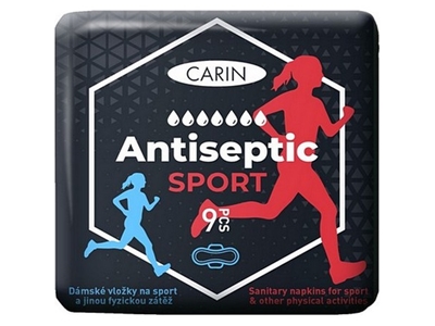 CARIN Antiseptic SPORT 9 ks   30573