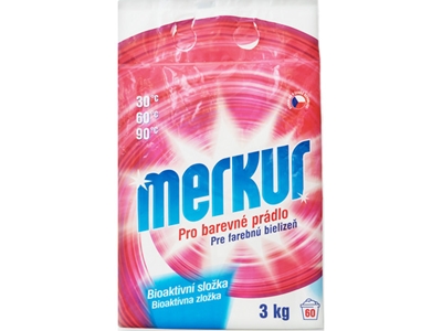 MERKUR prací prášek na barevné prádlo 3 kg  60 PD