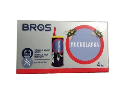 BROS mucholapka 4 ks krabička