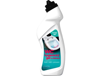 LAVON WC hygienický gel s chlorem 750 ml