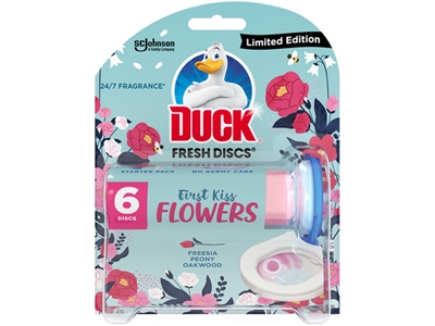 DUCK Fresh Discs čistič WC First Kiss Flowers 36 ml