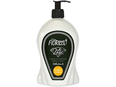 FIORILLO tekuté mýdlo s vůní vanilky a zázvoru 750 ml s pumpičkou