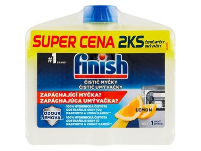 FINISH čistič myčky Duo Lemon 1 + 1 250 ml