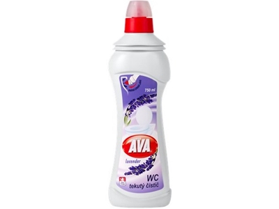 AVA tekutý WC čistič Levandule 750 ml    NOVINKA