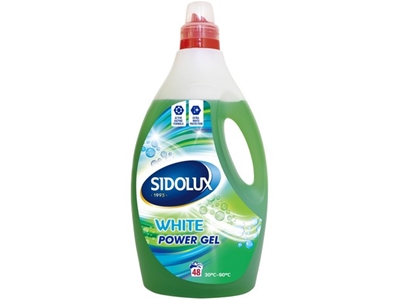 SIDOLUX Power gel na bílé prádlo 1,92 l  48 PD    NOVINKA