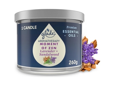 GLADE Aromatherapy svíčka Moment of Zen 260 g