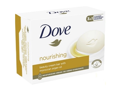 DOVE mýdlo Nourishing s arganovým olejem 90 g