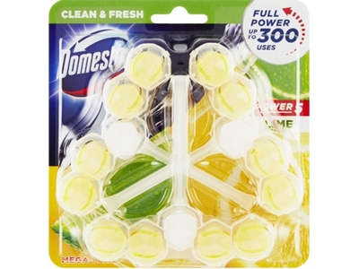 DOMESTOS Power 5 WC Lime 3 x 55 g