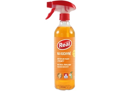 REAL univerzální odmašťovač na kuchyně rozprašovač 550 ml