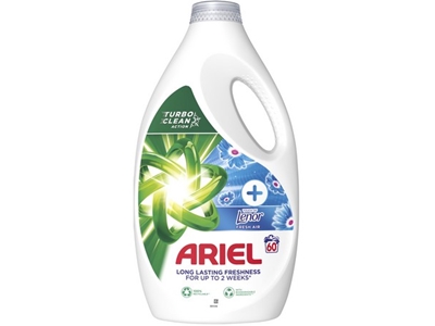 ARIEL prací gel Plus Fresh Air 3 l  60 PD