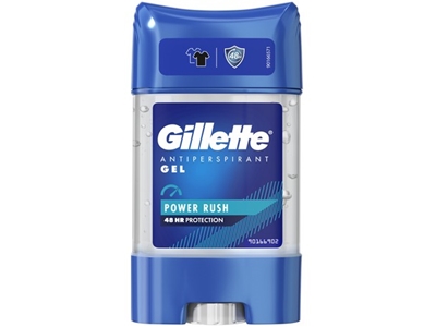 GILLETTE antiperspirant Clear gel Power Rush 70 ml