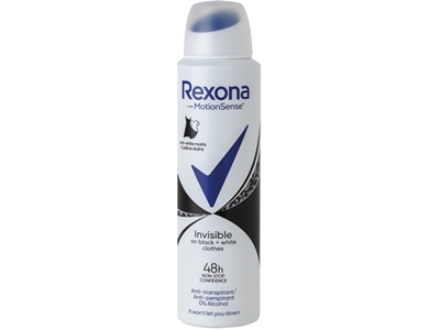 REXONA deo AP Invisible Black and White 150 ml