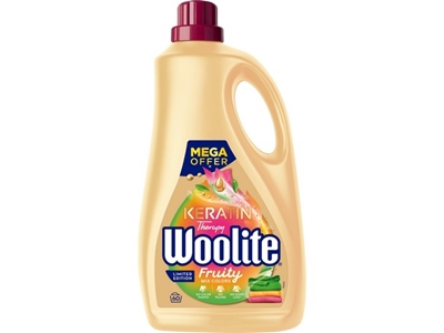 WOOLITE Keratin prací gel na barevné prádlo Fruity 3,6 l  60 PD  NOVINKA