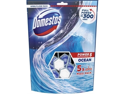 DOMESTOS Power 5 Oceán WC blok 5 x 55 g