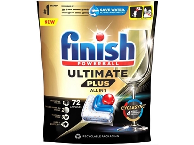 FINISH Ultimate Plus All in 1 kapsle do myčky 72 ks