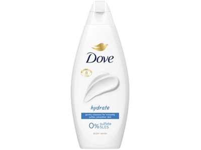 DOVE SG Hydrate 250 ml  0 % sulfate   NOVINKA