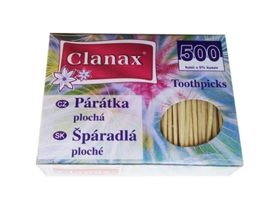 PÁRÁTKA dřevěná 500 ks  Clanax