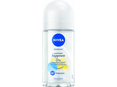 NIVEA deo Roll-0n Summer Happiness 50 ml  bez hliníkových solí