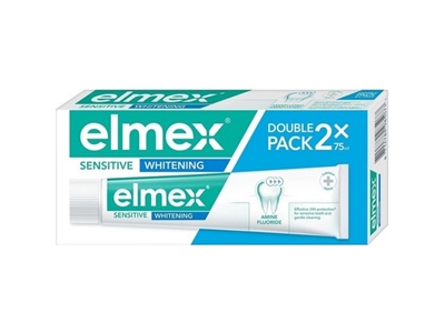 ELMEX zubní pasta Sensitive Whitening  DUO 2 x 75 ml