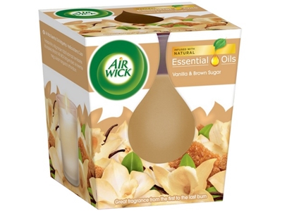 AIR WICK svíčka Vanilka + Karamel 105 g