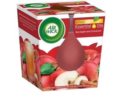 AIR WICK svíčka Červené jablko + Skořice 105 g