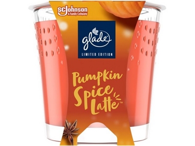 GLADE svíčka W24 Pumpkin Spice Latte 112 g