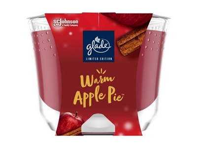 GLADE svíčka MAXI Warm Apple Pie 204 g